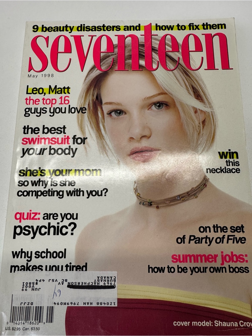 Seventeen 17 Teen Magazine May 1998 Shauna Crow